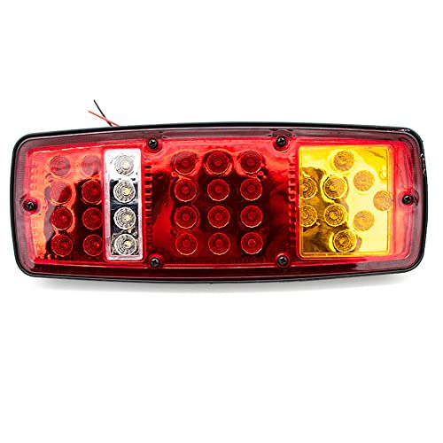 2 Peças Lâmpadas Traseiras De Montagem De Faróis Traseiros Luz De Travagem De Travagem De 12V 24V Pa