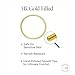 Gold Nose Ring - Tiny Thin 24 Gauge 7mm Gold Nose Hoop Piercing - 14k Gold Filled Dainty Nose Rings For Women - Handmade Gold Nose Jewelry - Gift Ready