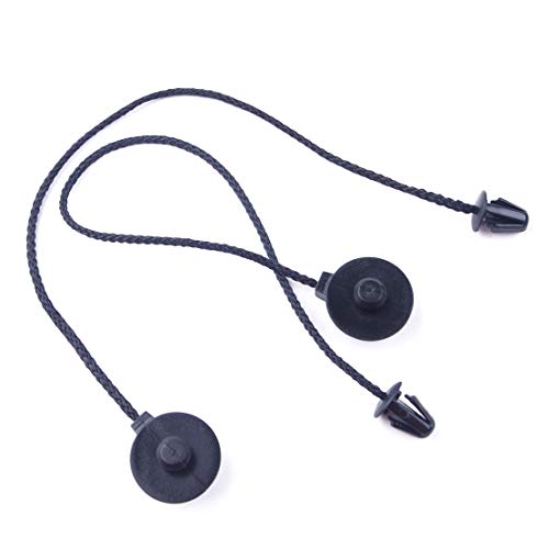 CITALL 2 Pieces of Rear Trunk Storage Bag Tray Straps Parcel Shelf String Fit For Ford Focus hatchback 2012-2017