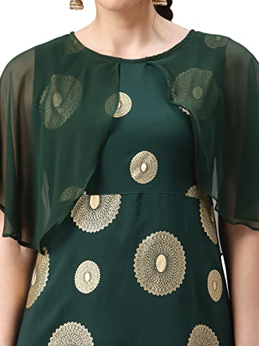Image of ALC Creation Women's Crepe Printed A-Line Kurti