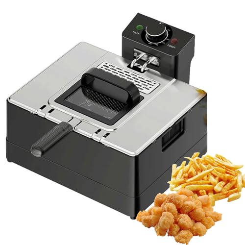 Friteuse en acier inoxydable 10L dotée d'une fenêtre de visualisation
