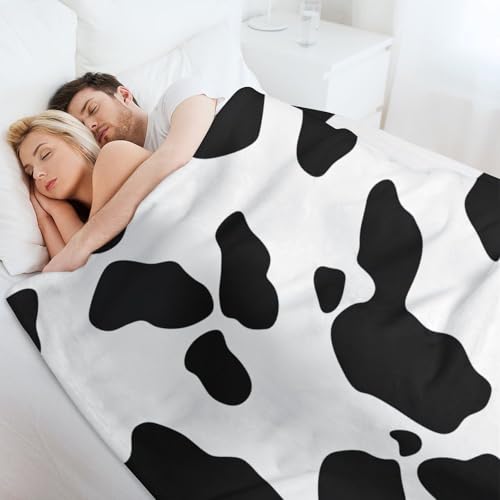 Couverture pour canapé et salon confortable imprimé vache - 7