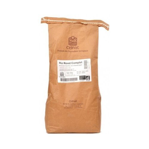 Arróz Integral Redondo 3 Kg De Celnat