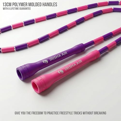 Corde à sauter perlée Elevate Rope de 3m avec câble réglable en polypropylène - 4