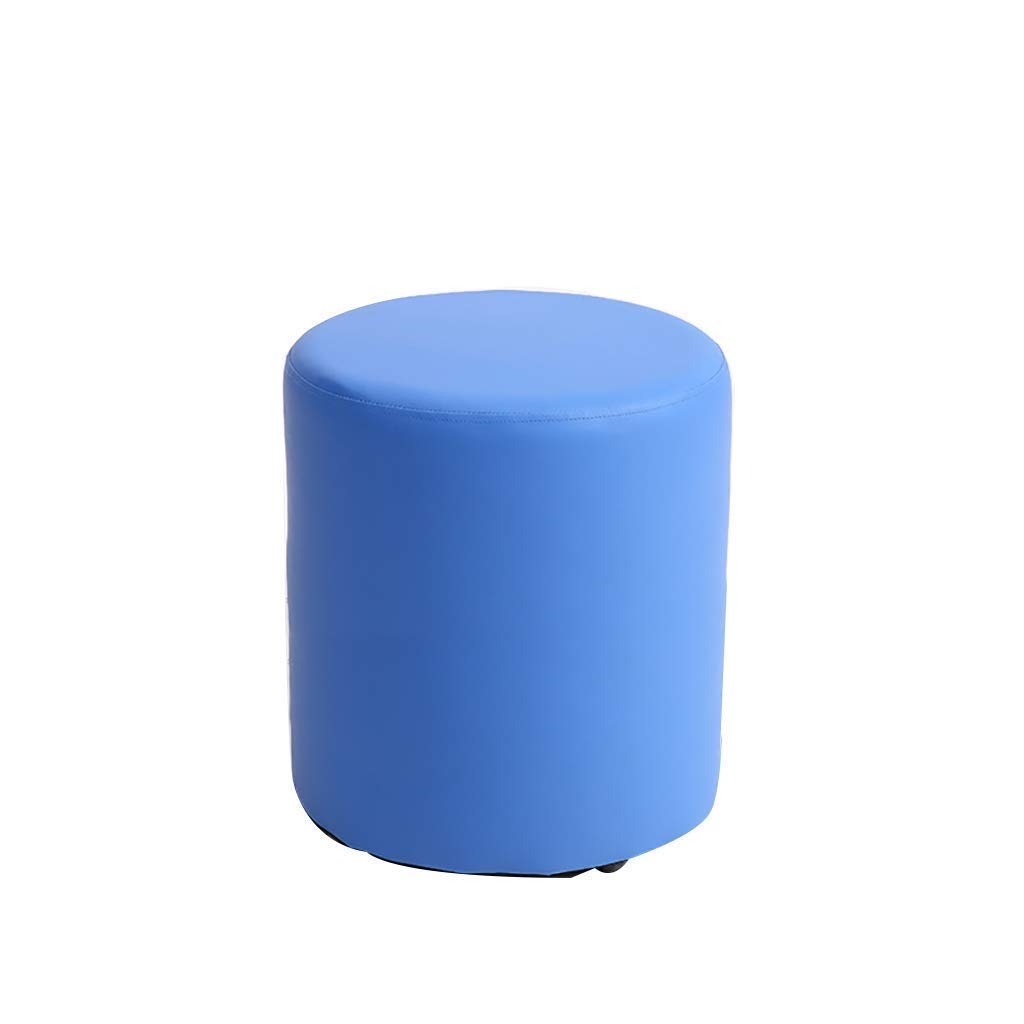 Repose-Pieds en Cuir I - Petit Tabouret Portable et Confortable pour Salon
