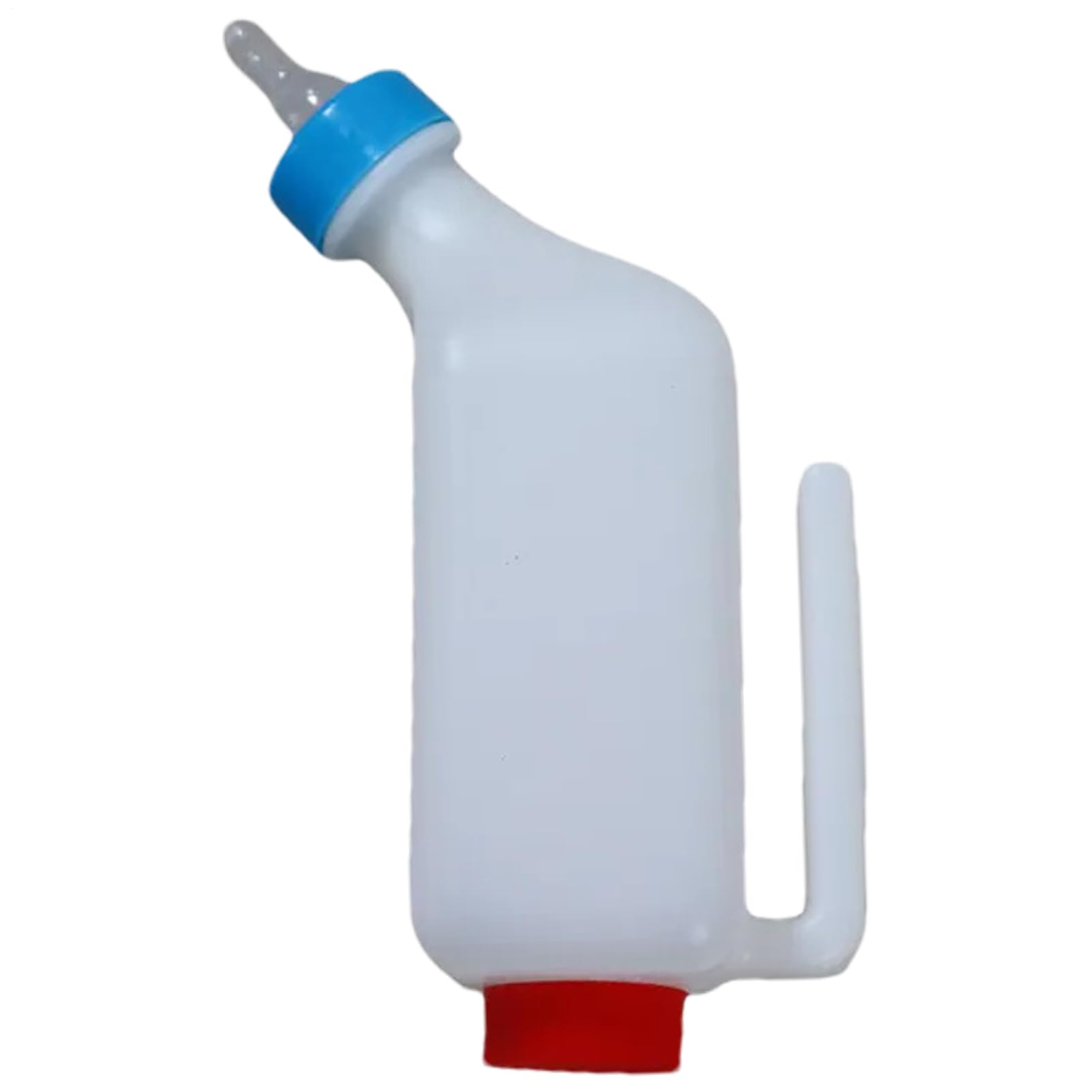 Feeding Bottle Lambs, Small Animal Bottle, Milk Feeder Hangable, Soft Nipple Design, ABS Material, Sturdy Leak-Proof, Ideal for Goat, Lamb, Nursing Animals, 1 Piece