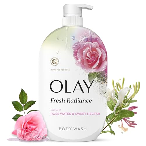Olay Body Wash for Women, Fresh Radiance, 24/7 Skin-Loving Freshness, Visibly Radiant, Plant Based...