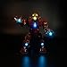 Produktbild LODIY Beleuchtung Lichtset für Lego 76105 Marvel Super Heroes Hulkbuster , LED Beleuchtungsset Kompatibel mit Lego 76105 (Nicht Enthalten Lego Modell)