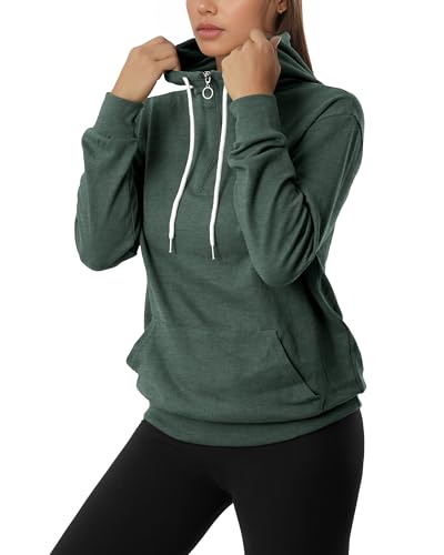 Image of GIVON Basic Lightweight Zip-Up Hoodie Long Sleeve Thin Jacket for Women with Plus Size