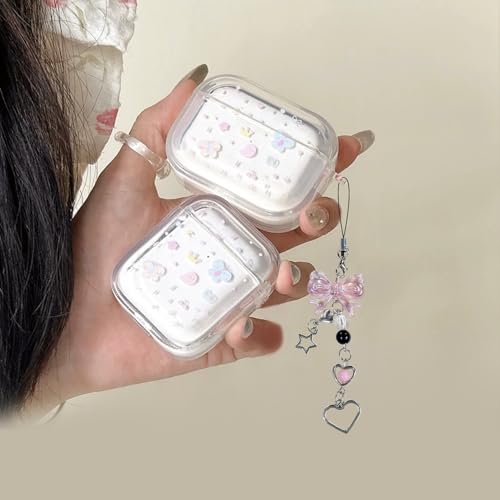 Image of TecoKart 4Pcs Aesthetic Phone Charm, Cute Bow Phone Accessories for Girls and Women, Stylish Phone Charms for iPhone, Bag, Purse, Keychains