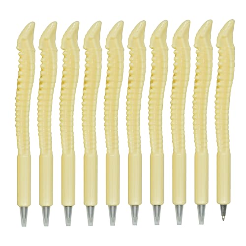 10PCS Novelty Bone Pens Spine Shape Ballpoint Pen Black Ink Pens ...