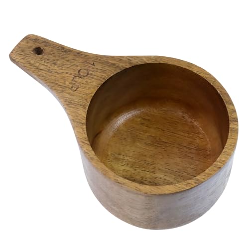 Cuchara medidora de madera para café y especias miniatura 1