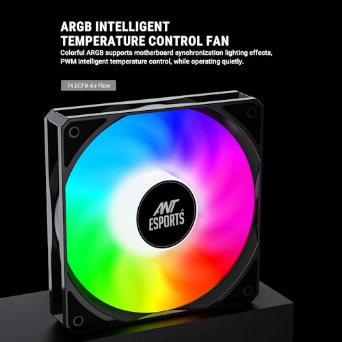 Ant Esports ICE- C612 Digital CPU Cooler/CPU Fan with LED Temperature Display| Support Intel - LGA1700 / 115X / 1200 AMD - AM5 / AM4 - Image 4