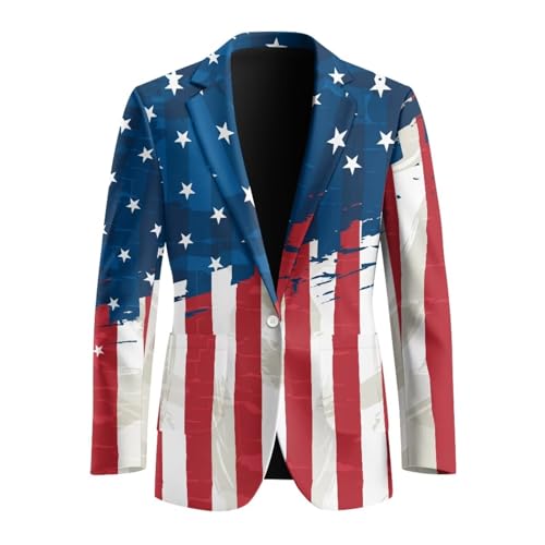 Men's Casual One Button Suit Blazer Plus Size Notched Lapel Jacket Lightweight Slim Fit Sport Breathable Coat4