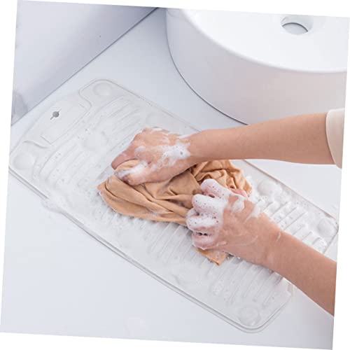 Healvian 2 Stück Zusammenklappbares Silikon Waschbrett Für Kleidung Verdicktes Platzsparendes Waschbrett Wäschebedarf Für Badezimmer Und Waschraum Graues Wäscheschrubbbrett – Bild 6