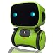 Yoego Kids Interactive Robot Toy, Intelligent Voice Controlled Touch Sensor Robotics with Repeating, Voice Recording, Singing, Dancing, Best Partner for Boys Girls (Green)