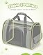 Pecute Transportbox Katze,Katzen Transportboxen mit Haustiernest, Faltbare Katzentasche Transporttasche, Hundetragetasche mit Einstellbar Schultergurt für Katzen Kleiner Hund Welpe