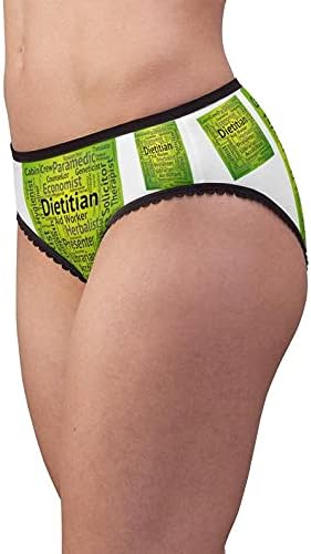 SpreadPassion Dietitian Job Panties, Dietitian Job Underwear, Briefs, Cotton Briefs, Funny Underwear, Panties For Women