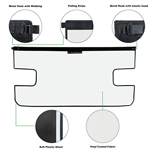 Image of Tonneau Cover for Jeep Wrangler Back Trunk Cargo Cover JL 4-Door, White