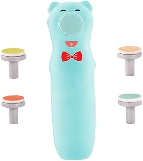 ibasenice 1 Conjunto Moedor De Unhas Aparador De Unhas Do Bebê Aparador De Unhas Recém-Nascido Aparador De Unhas Infantil Ferramenta De Manicure Elétrica Para Bebê Polidor De Unhas Elétrico