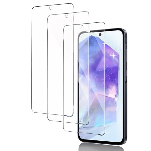 Verre trempé Galaxy A55 ultra résistant 9H et anti traces de doigts pour Samsung