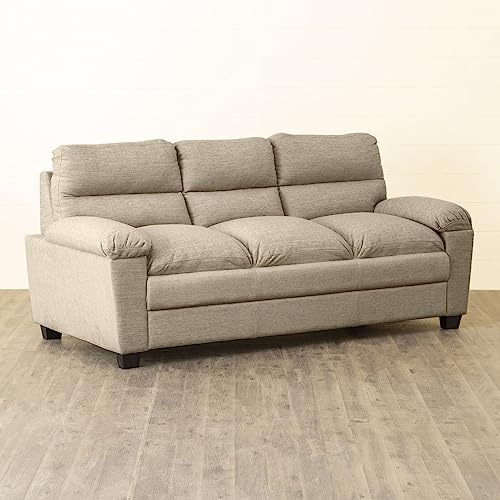 Image of Home Centre Helios Scott Nxt Beige Fabric 3+2 Seater Sofa Set