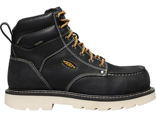 Image of KEEN Utility Men's Cincinnati 6 inch Composite Toe Waterproof 90 Degree Heel Heavy Duty Work Boots