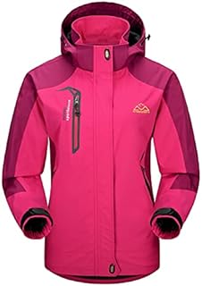 YSENTO Womens Waterproof Jackets Lightweight Outdoor Hiking Walking Softshell Rain Coat with Hood