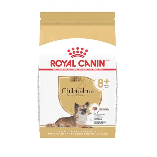 Royal Canin Chihuahua Adult 8+ Breed Specific Dry Dog Food for Senior Dogs, 2.5 lb. bag