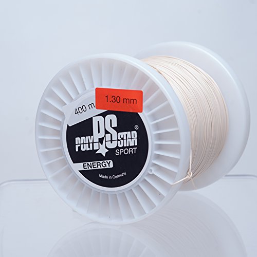 Polystar エナジー 400Mロール 硬式テニス ポリエステル ガット/1.30mm/ナチュラル
