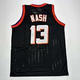 Autographed/Signed Steve Nash Phoenix Black Basketball Jersey Beckett BAS COA
