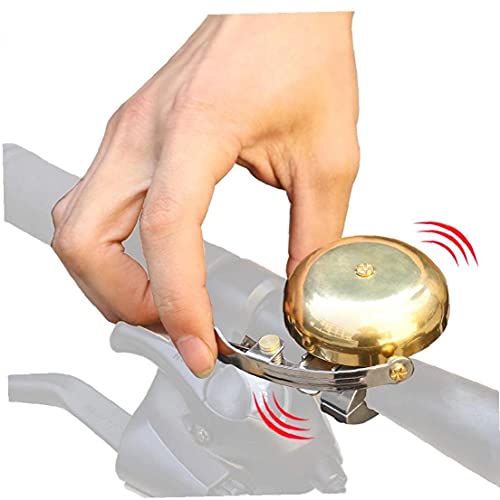Fietsbel, Retro Messing Bike Bell Met Crisp Sound Gereedschap Voor Fietsers Te Volwassenen Kids Racefiets Mtb Mountain… - Image 5