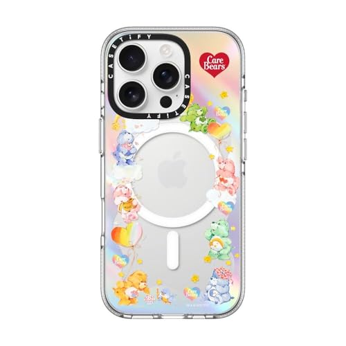 CASETiFY CpNg NA iPhone 16 Pro P[X [ϖh~/NA /MagSafeΉ/Care Bears Co-Lab] - Care Bears Family Photo Case