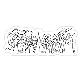 Avatar, Avatar: The Last Airbender - Sokka's Drawing Decal Sticker - Sticker Graphic - Waterproof - Fade Resistant Die Cut