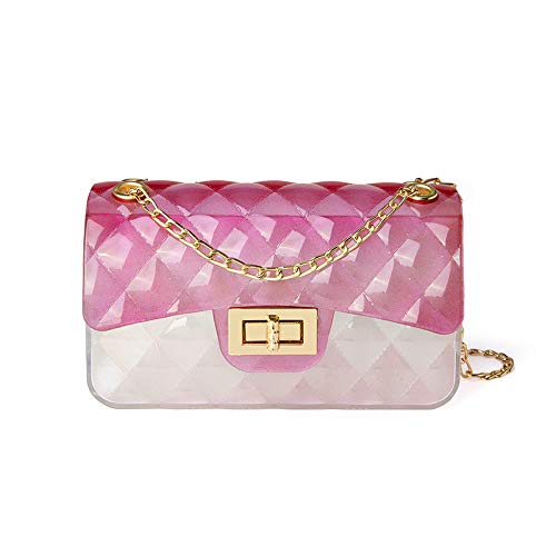 Candy Color gesteppte Gelee Geldbörse Crossbody-Tasche oder Schultertasche Cover