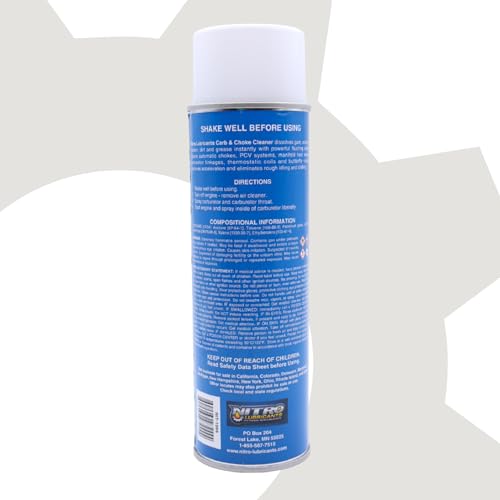 Nitro Lubricants Carb & Choke Cleaner