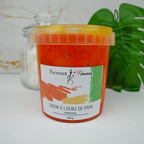 Savon whitening huile de palme soin corps éclaircissant et nettoyant solide