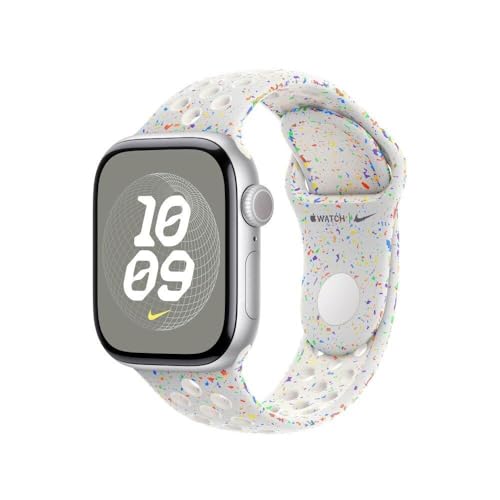 Pulseira Apple Watch 42 mm, Esportiva Nike, Apple, Platina
