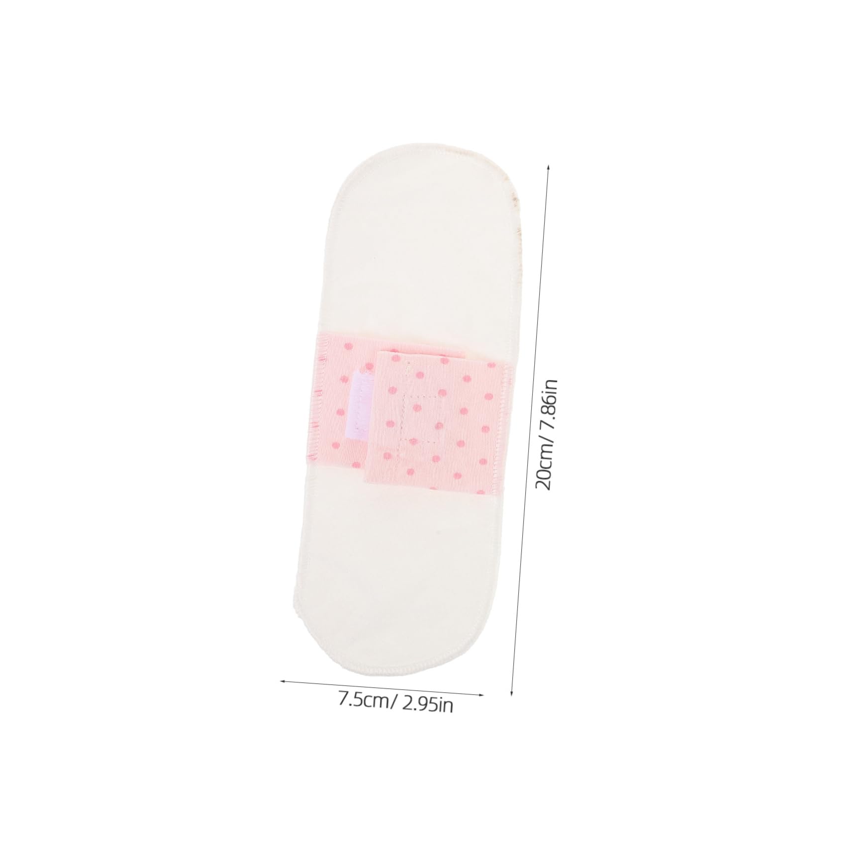 Anneome 15piezas Almohadillas Menstruales De Algodón Reutilizables Femeninos Absorbentes y Transpirables Para Viajes y Uso Diario Impermeables y Suaves