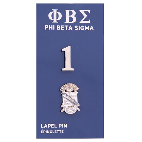 Épinglette Phi Beta Sigma PBS Gomab D9 Broche Initiation pour Blazer et Costume