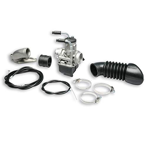 MALOSSI PHBH 30 per Vespa 180 – 200 Rally P200E/PX200/E/Vergaserkit Lusso/'98/My/Cosa Slitta rotante, incl. tubo di aspirazione e Seilzugkit