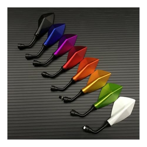 Espejo retrovisor de motocicleta dile adiós a los puntos ciegos con este reflector universal 5