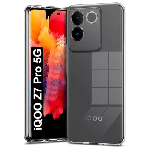 JGD PRODUCTS for iQOO Z7 Pro 5G (2023) Premium Transparent Soft Silicon Crystal Clear Back Cover [Transparent] (B0CH5PXY57) Amazon Price History, Amazon Price Tracker