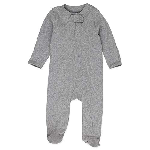 Image of HonestBaby Baby 2-Pack Organic Cotton Footed Pajama Sleep & Play