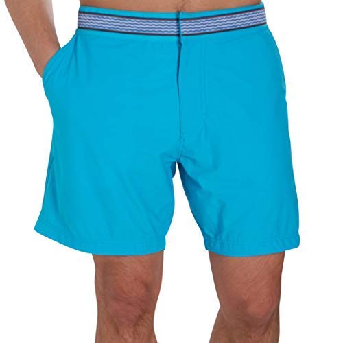 Men's Swim Trunks - Performance Stretch Board Short with Mesh Lining, Drawstring Swimwear3