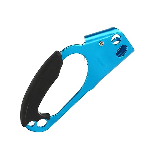 RASTKY Abrazadera de Cuerda Anticorrosión a Prueba de Herrumbre para Ascenso Manual de Escalada, Equipo de Rappel Arborista de Cuerda de 8-13MM, Aleación de Aluminio