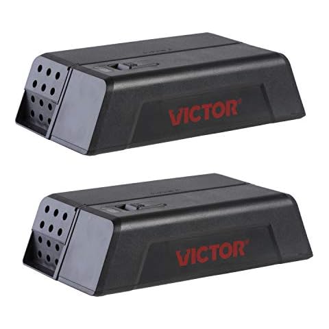 Victor M250SSR-2 Indoor Electronic Humane Mouse Trap - No Touch, No See Electric Mouse Trap - 2 Traps Cover