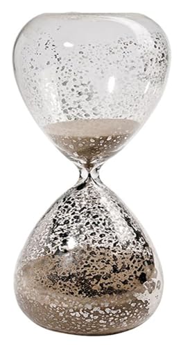 ROHCGHC l'horloge, Sablier minuterie Sable Horloge Verre for décor sablier 30 Minutes/60 Minutes Bureau décoration de la Maison(Unique Colour,8.2cm*21cm)