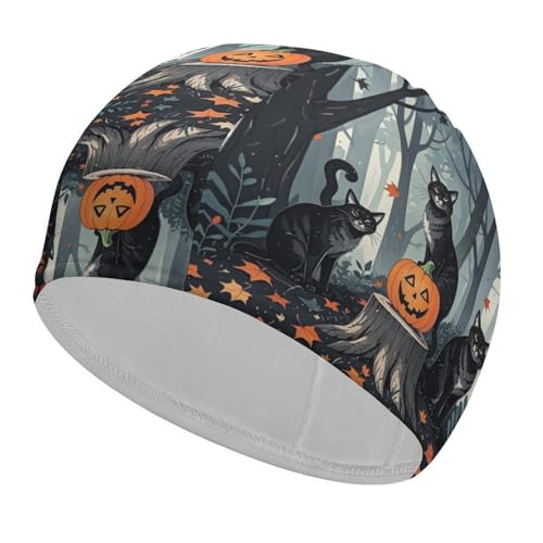 Gorro de natación de Alta Elasticidad con cinturón Intercambiable de Color para niños de Karate, Gorro de natación Impermeable, Antideslizante, para Adultos, para Cabello Largo, para Mujer.