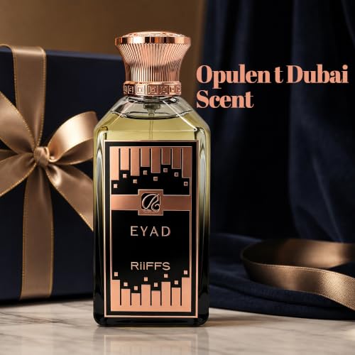 Image of A CENTER RIS Eyad Fragrance For Men Eau de Parfum 3.4 Fl Oz | Woody Aromatic | Crisp Lemon Cool Juniper Berry Cologne | Daily Use Spray Gift